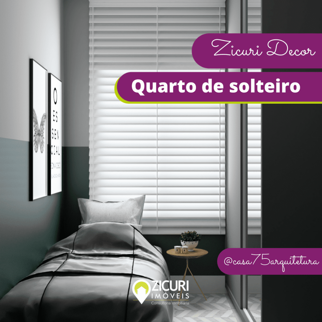 Zicuri Decor: Quarto de solteiro